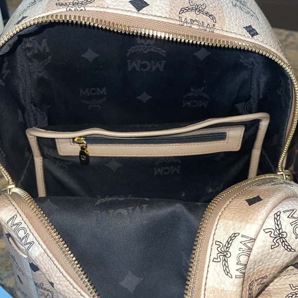 MCM backpack light pink main image 8